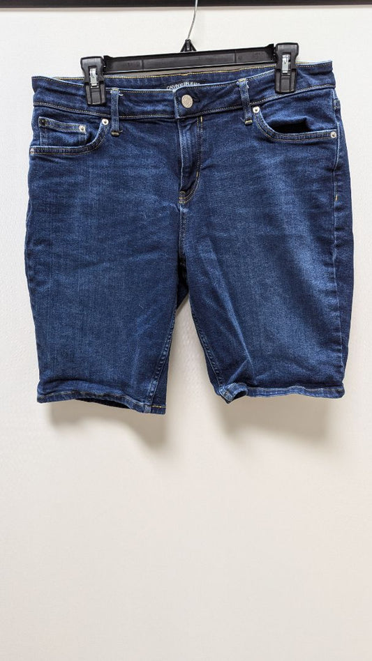 Calvin Klein Jeans Dark Wash Bermuda Denim Shorts