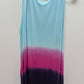 Livi Blue/Pink/Purple Ombre Active Tunic Tank