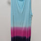 Livi Blue/Pink/Purple Ombre Active Tunic Tank