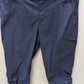Eddie Bauer Navy Drawstring Cargo Capri Pants