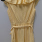 Lauren Conrad Yellow Lace Flared Dress