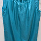 Dana Buchman Turquoise Sleeveless Shell Blouse
