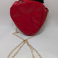 Strawberry Red/Gold Crossbody Purse