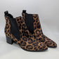 Nine West Brown/Black Animal Print Faux-Fur Boots