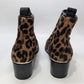 Nine West Brown/Black Animal Print Faux-Fur Boots
