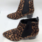 Nine West Brown/Black Animal Print Faux-Fur Boots