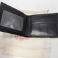 Coach Black Leather Foldover Wallet