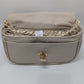 Bebe Bone Ivory/Gold Monogram Crossbody Purse