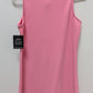 Boston Proper Pink Half-Zip Sleeveless Shift Dress