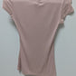 INC Pale Mauve Short-Sleeve Ribbed Knit T-Shirt