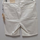 NYDJ Optic White Ella Denim Shorts with Sideseam Slits