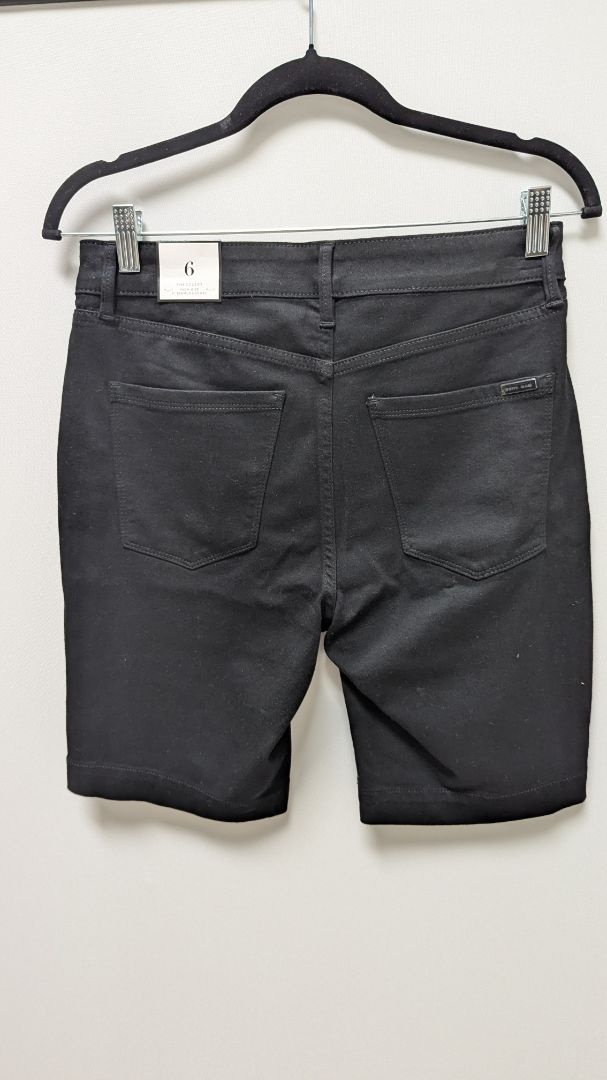 White House Black Market Black High-Rise Sculpt 9" Bermuda Shorts