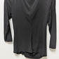 Laundry by Shelli Segal Black Cowl-Neck Ruched Blouse