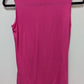 August Silk Pink Ruffled Neckline Sleeveless Blouse