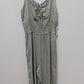 Jessica Simpson Light Green/White Polka-Dot Jumpsuit