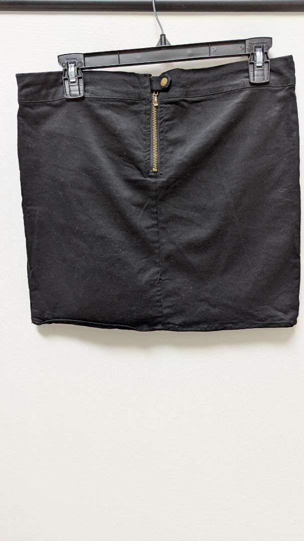 BERSHKA Collection Black Bodycon Mini Skirt