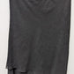 Contrast Vintage Black Layered Mesh Midi Skirt