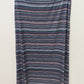 Westport Blue Striped Knit Maxi Skirt