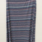 Westport Blue Striped Knit Maxi Skirt