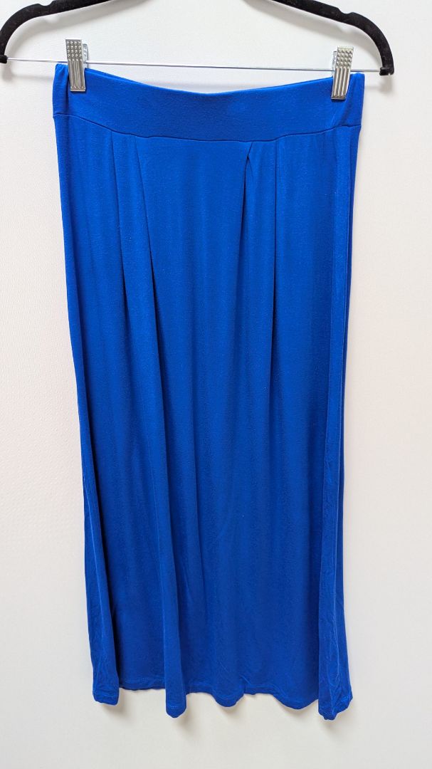 Dana Buchman Deep Blue Knit Maxi Skirt