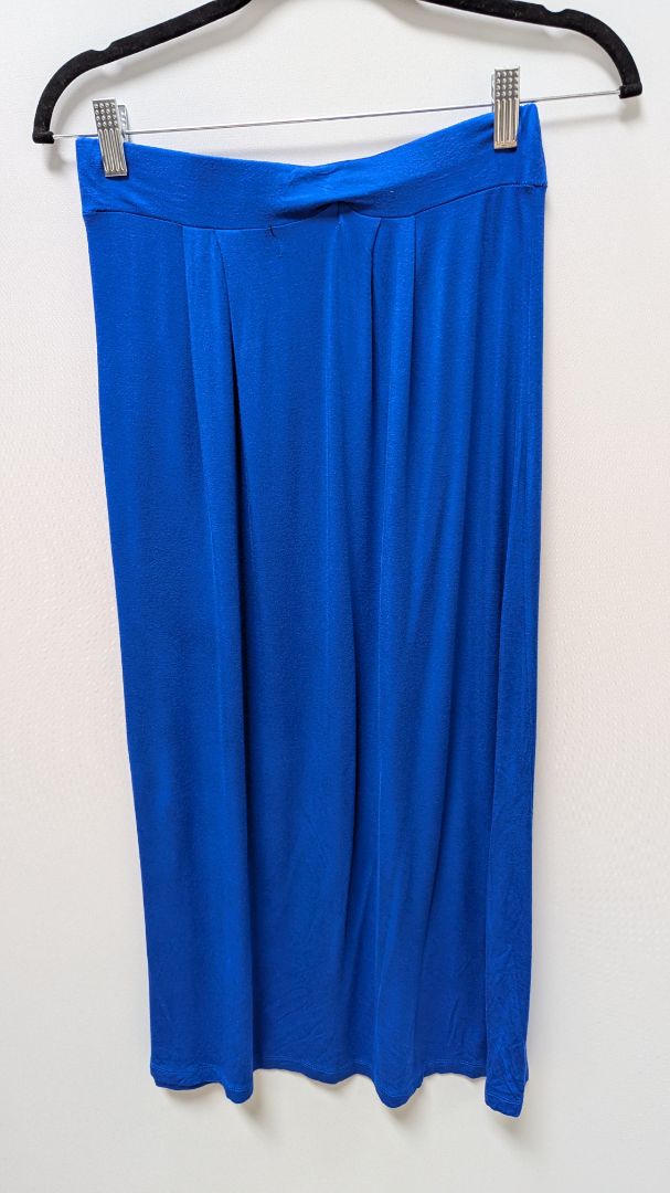 Dana Buchman Deep Blue Knit Maxi Skirt