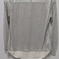 Ann Taylor Light Grey Beaded Sequin Accent Blouse