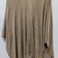 Bronze Shimmer Knit Kaftan Wrap Scarf