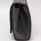 Black/Silver Rhinestone Foldover Clutch Purse