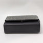 Black/Silver Rhinestone Foldover Clutch Purse