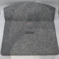 Grey Felt Foldover Laptop Sleeve with Pockets