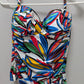 Bleu Rod Beattie Multicolor Printed Halter-Neck Tankini Swim Top