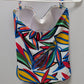 Bleu Rod Beattie Multicolor Printed Halter-Neck Tankini Swim Top