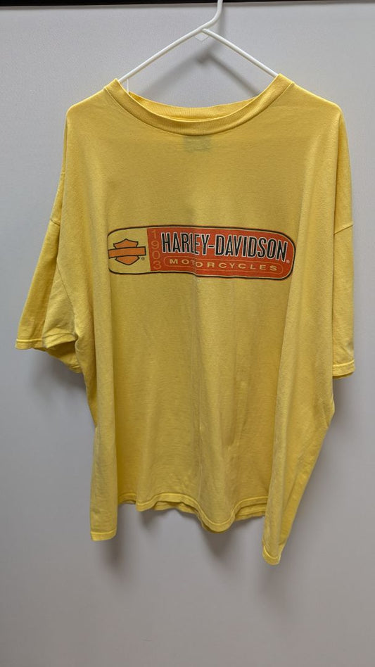 Harley Davidson Yellow 1903 Las Vegas Graphic T-Shirt