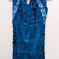 sundance Dark Blue/Black Ombre Silk Crepe Dress