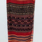 Maroon/Red Printed Sheer Scarf