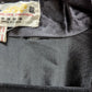 Golden Dragon Black Embroidered Silk Robe