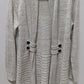 APT. 9 Light Grey Knit Longline Cardigan Sweater