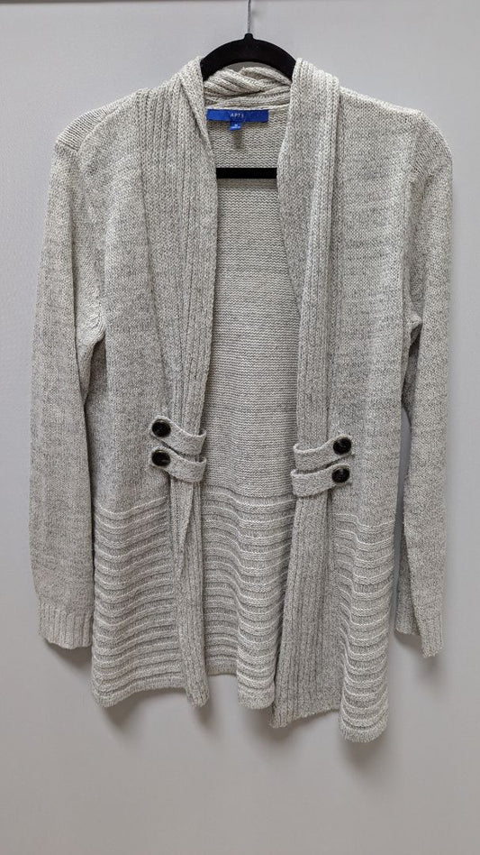 APT. 9 Light Grey Knit Longline Cardigan Sweater