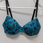 Joe Boxer Teal/Black Skull Graphic Print Bra
