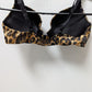 Express Intimates Brown Animal Print Mesh Bra