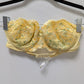 Yellow Lace Strapless Bra