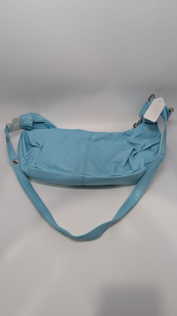 Bolsa Turquoise Buttery PVC Leather Mini Purse