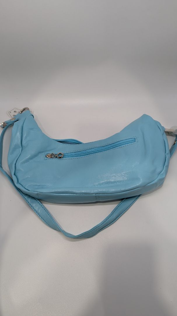 Bolsa Turquoise Buttery PVC Leather Mini Purse