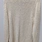 H953 Beige Fuzzy Knit Cardigan Sweater
