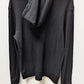MONROW Black Textured Hooded Pullover Sweater