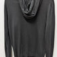 Reiss Black Santiago Cashmere Blend Hoodie