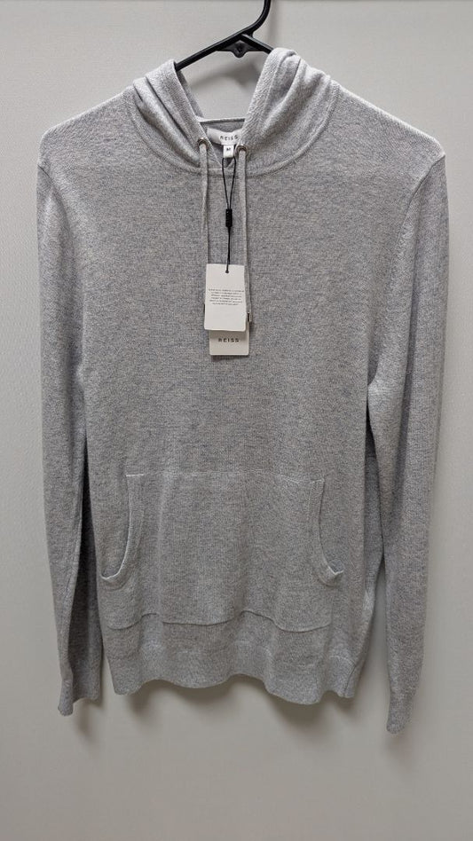 Reiss Grey Santiago Cashmere Blend Hoodie