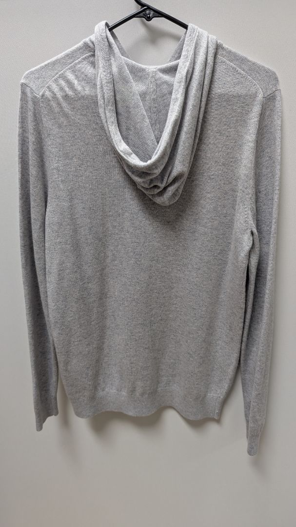 Reiss Grey Santiago Cashmere Blend Hoodie