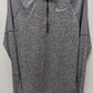Nike Dri-Fit Heather Grey Quarter-Zip Pullover Sweater