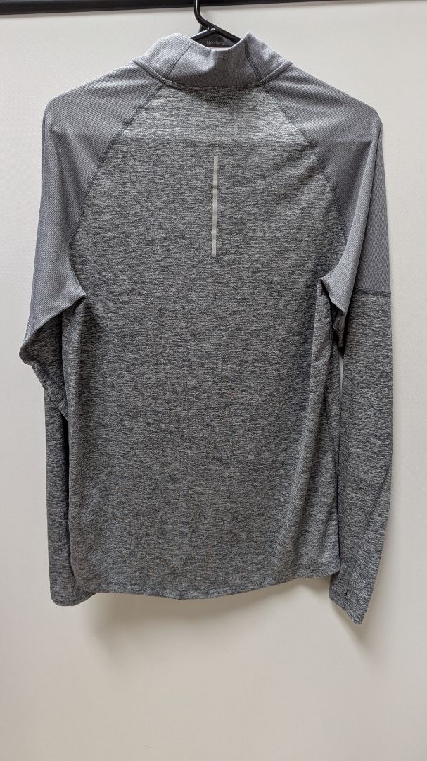 Nike Dri-Fit Heather Grey Quarter-Zip Pullover Sweater
